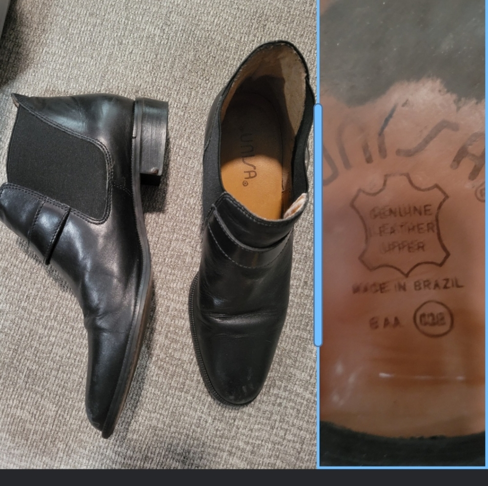 Unisa tiny heeled boots - size 8